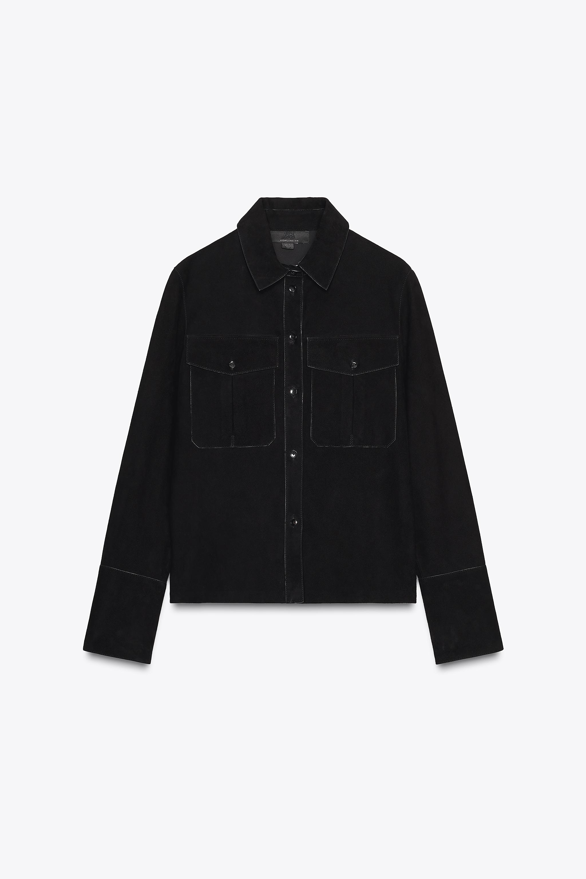 CHEMISE EN CUIR DE DAIM ZW COLLECTION